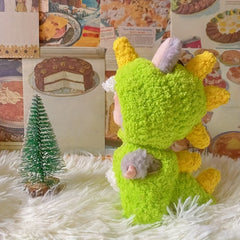 Dino Costume Set for 6-9" Dolls - Ideal Gift for Friends, Birthday or Holidays