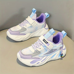 Girls' Chunky Soft Sole Sneakers Comfy Non Slip Casual Shoes