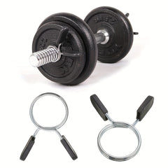 Barbell Clamps Spring Weight Clips Dumbbell Bar Clip