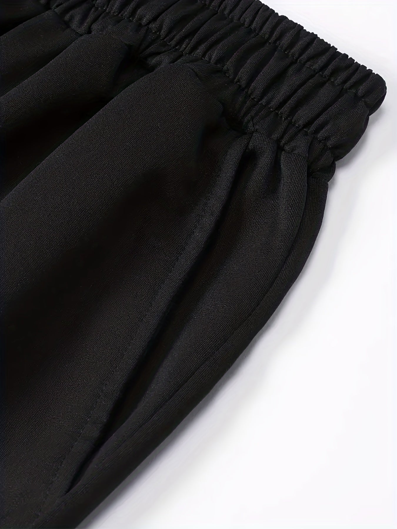 Geometric Pattern Drawstring Cargo Pants Men s Joggers