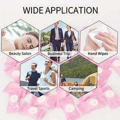 100pcs Mini Disposable Face Towel for Travel Camping Sports