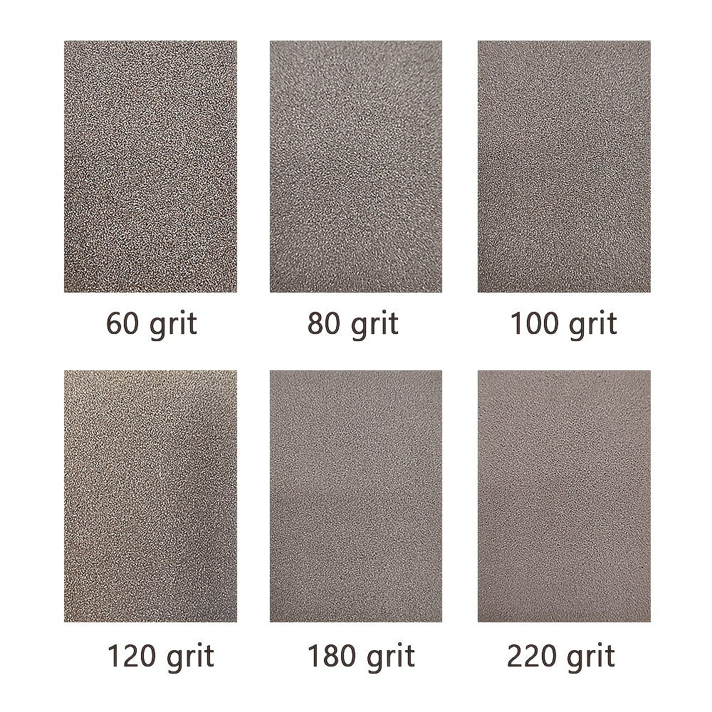 6pcs Coarse Fine Sanding Blocks 60-220 Grits Sand Foam Sandpaper