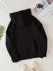 Flamingo Print Hoodie Long Sleeve Sweatshirt
