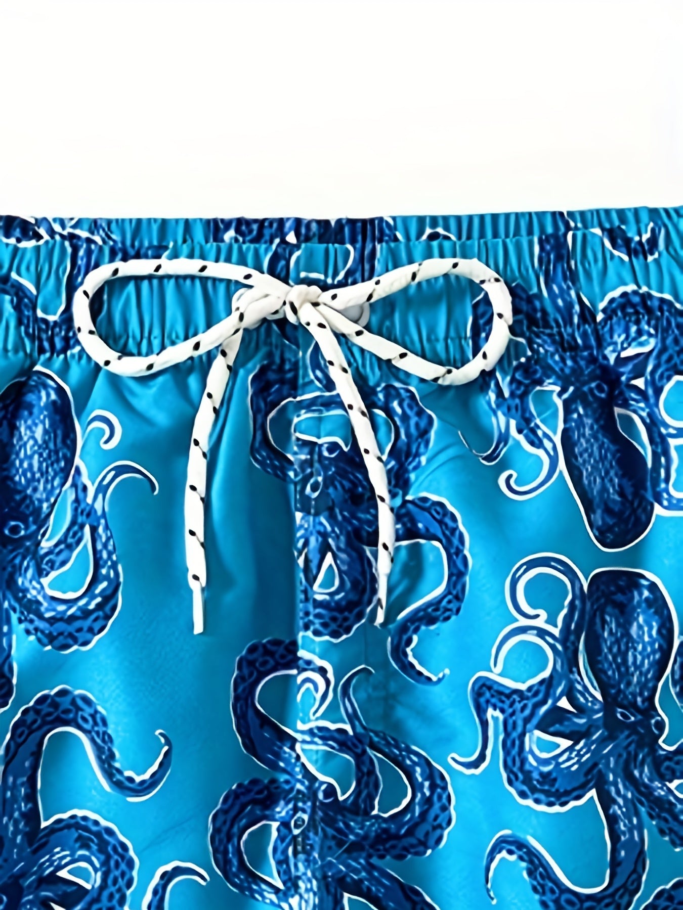 Octopus Pattern Men's Swim Trunks Quick Dry Beach Shorts Swimwear