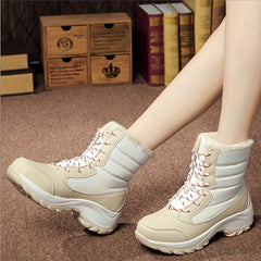Women's Waterproof Winter Snow Boots Insulated Thermal Shoes