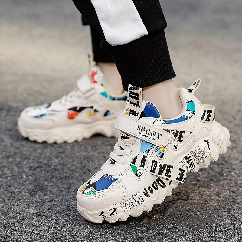 Boys Running Shoes Comfy Anti skid Sneakers For School Daily Activities