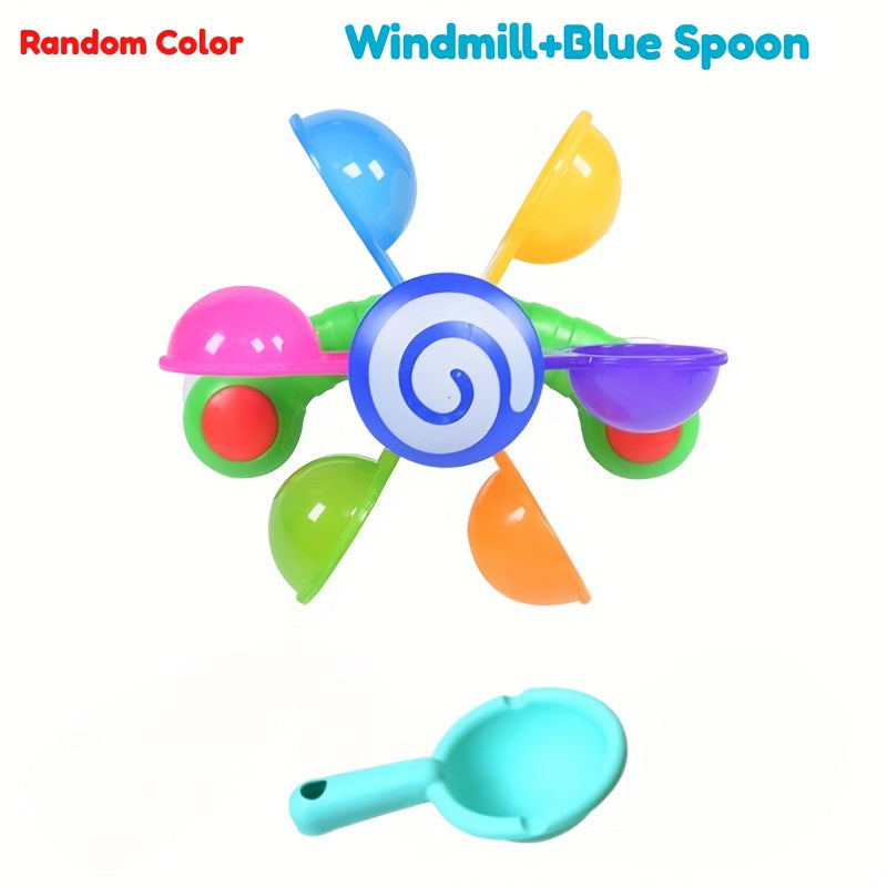 Bathtub Windmill Toy 2pcs Set for Water Play Fun