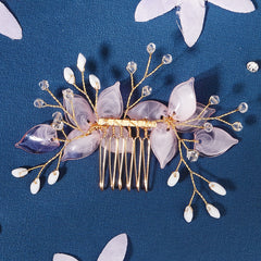 Pink Flowers Hair Comb Hairpin Party Favor Decorations