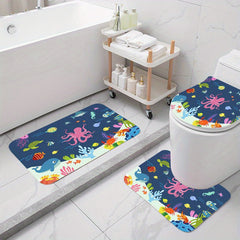 Soft Shaggy Bathroom Rug Set for Cozy Experience
