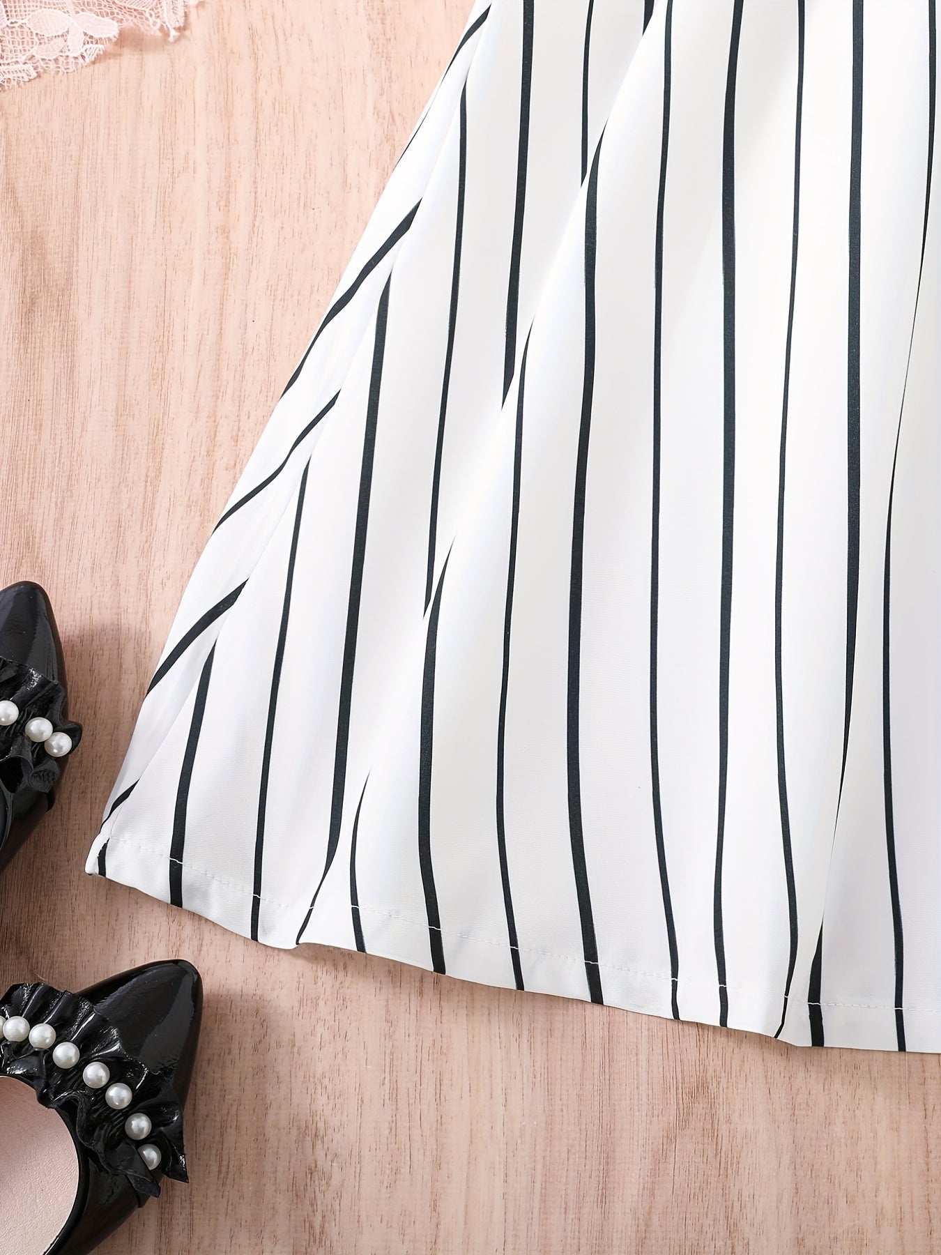 Girls' Striped Long Skirt - Party-Ready Kids Clothing