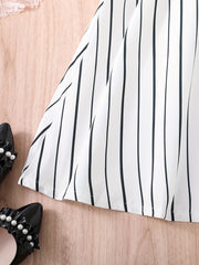 Girls' Striped Long Skirt - Party-Ready Kids Clothing