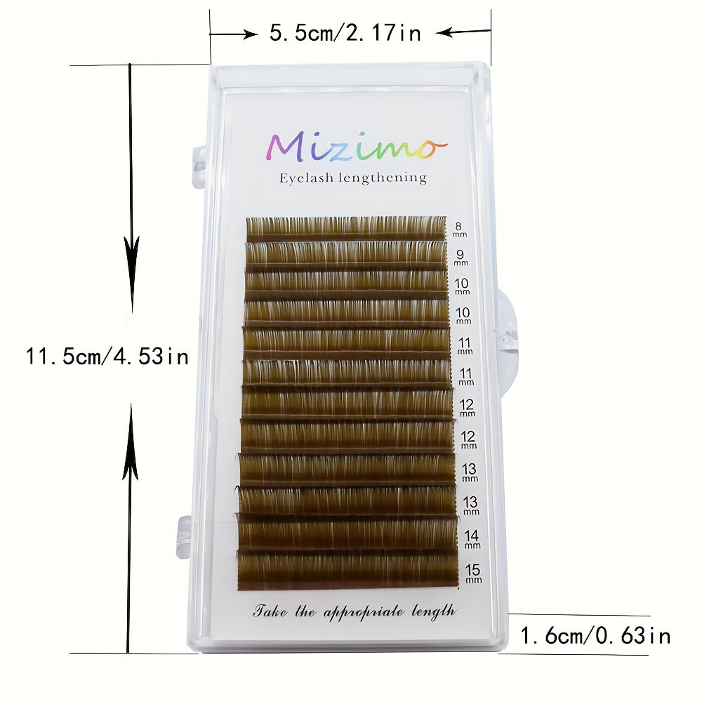 Purple Curl 8 15mm Lash Extensions Long Lasting False Eyelashes