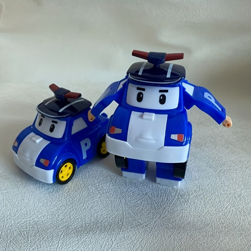 Transform Robot Car Toys Deformation Plastic Model Car Fun Diecasts Toy