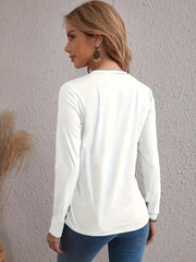 Women's Plus Size Letter Print Long Sleeve Sports Top