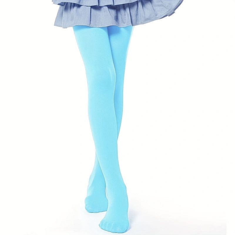 Girls Dopamine Stockings Pantyhose Summer Breathable School Wear 2-8Y