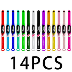 14pcs Unicorn LED Sports Watch PVC Strap Outdoor Gift Fitness Tracker