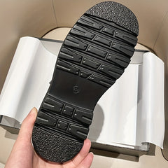 Women's Platform Boots Slip On Outdoor Shoes