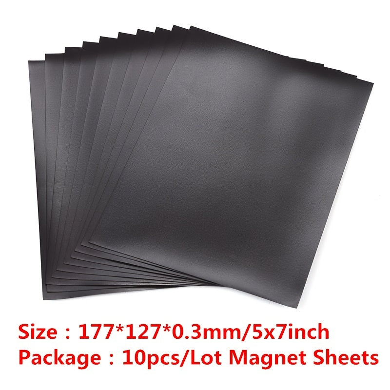 10pcs Magnetic Sheets/Plastic Bags for Scrapbooking Stamp Die Storage