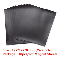 10pcs Magnetic Sheets/Plastic Bags for Scrapbooking Stamp Die Storage