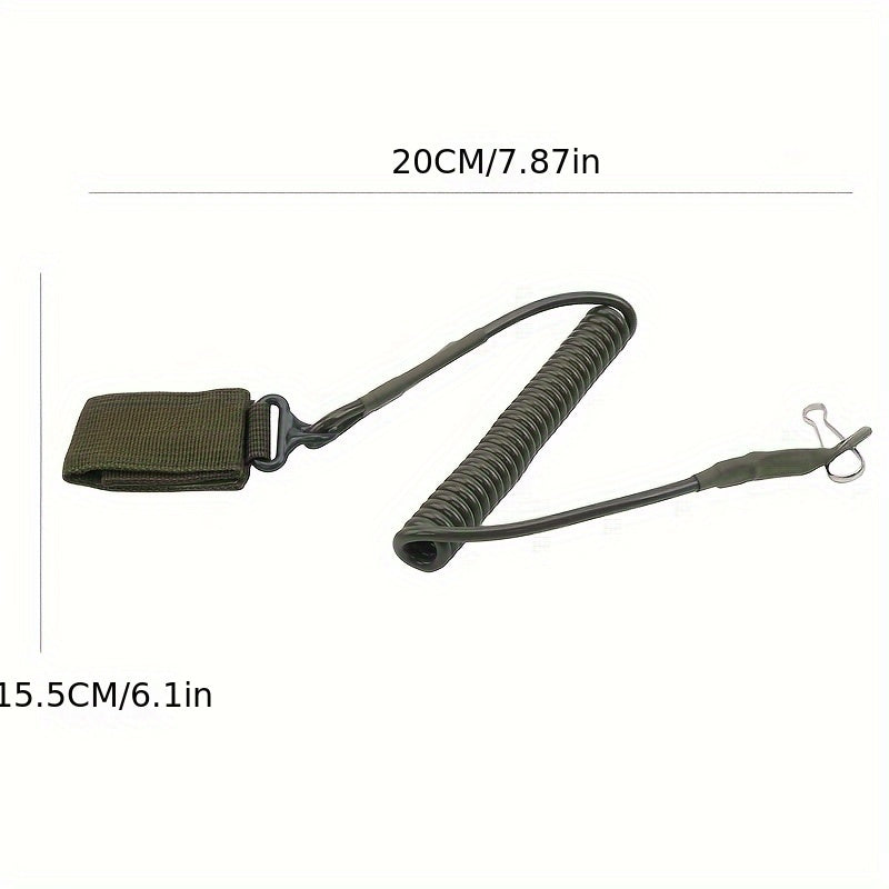 1pc Retractable Lanyard Safety Coiled Lanyard Anti lost Tool