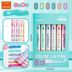 Double-Headed Markers Set - Clear Markings - Painting, Marking, Writing - 1 Box