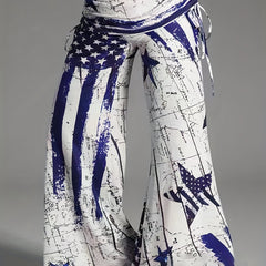 Flare Leg High Waist Pants for Women