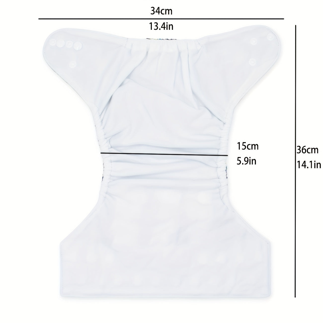 Mumsbest Washable Reusable Cloth Diaper for 3-15kg Baby