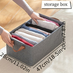 Foldable Storage Wardrobe Box Portable Large Capacity Clothing Organizer