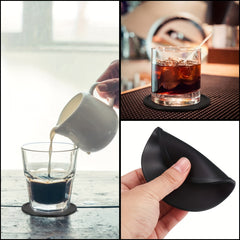 8pcs Silicone Coasters For Drinks Non Slip Mats Home And Bar Coasters