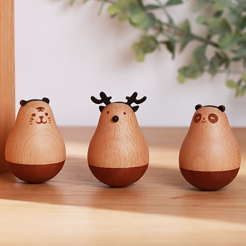 Daoweng Toys Wooden Handicraft Decorations for Birthdays
