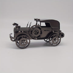Vintage Car Desktop Ornament Metal Antique Vintage Car Model