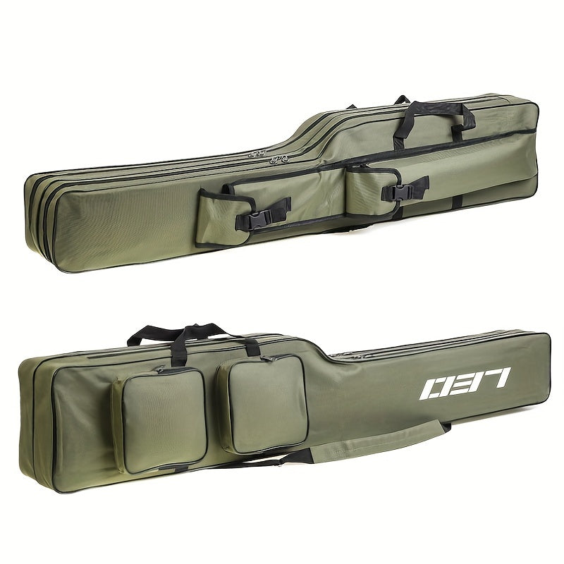 LEOFISHING Fishing Tackle Storage Bag 27ft Portable Rod Reel Organizer