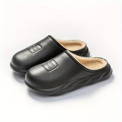 Plush Lined Waterproof Slippers for Women