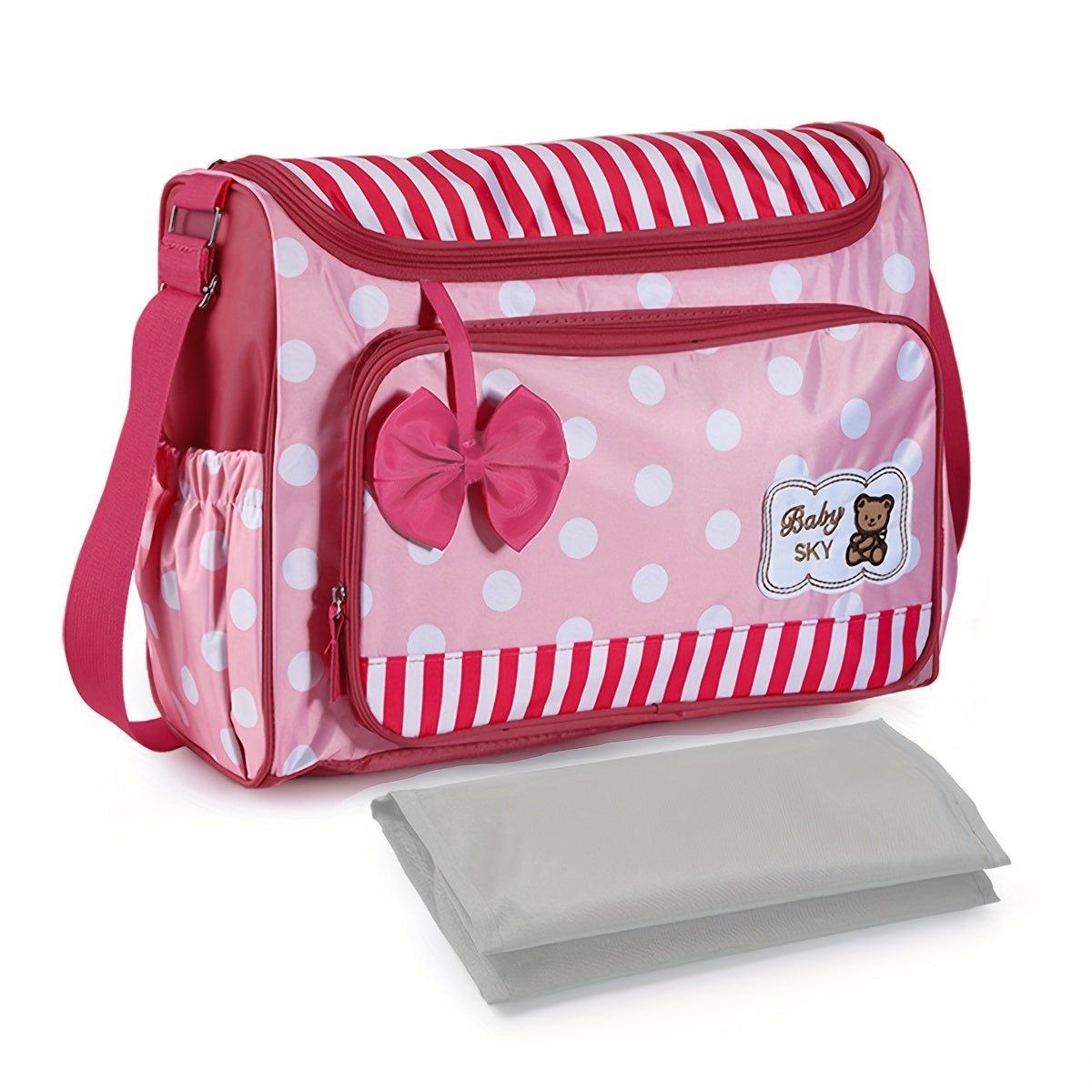 Large Polka Dot Mommy Bag with Large Capacity