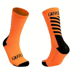 Quick Dry MTB Socks Assorted Colors Breathable Cycling Socks