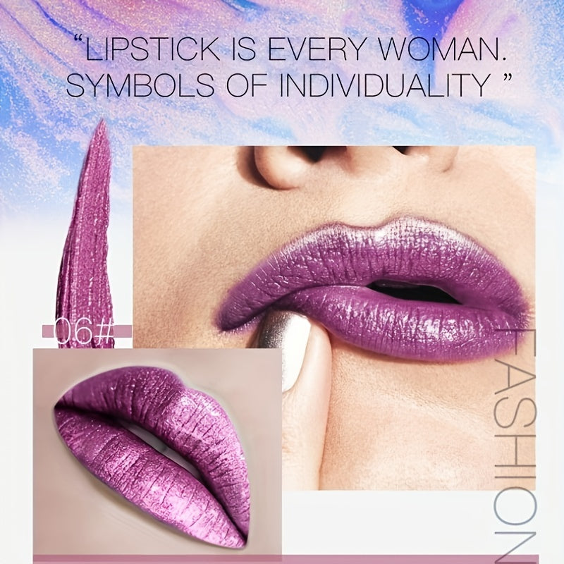 Radiant Beauty Pearlescent Diamond Lip Gloss - High Shine & Metallic Shimmer