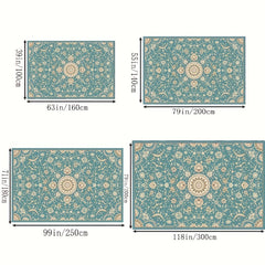 American Style Rural Land Blanket Boho Kitchen Rug
