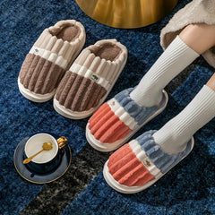 Women's Plush Memory Foam Slippers with Non Slip Sole