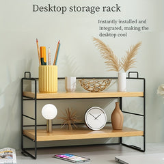 Desktop Shelf Office Desk Storage Dormitory Desk Finishing Table Shelf