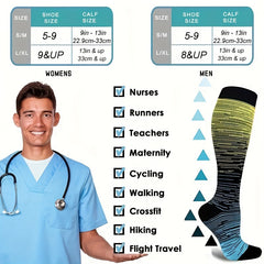 Men's Compression Sport Socks for Basketball Football Running