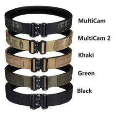 Adjustable MOLLE Belt with Metal Buckle