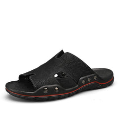 Men's Non Slip Open Toe Slippers Indoor Outdoor Beach Shoes
