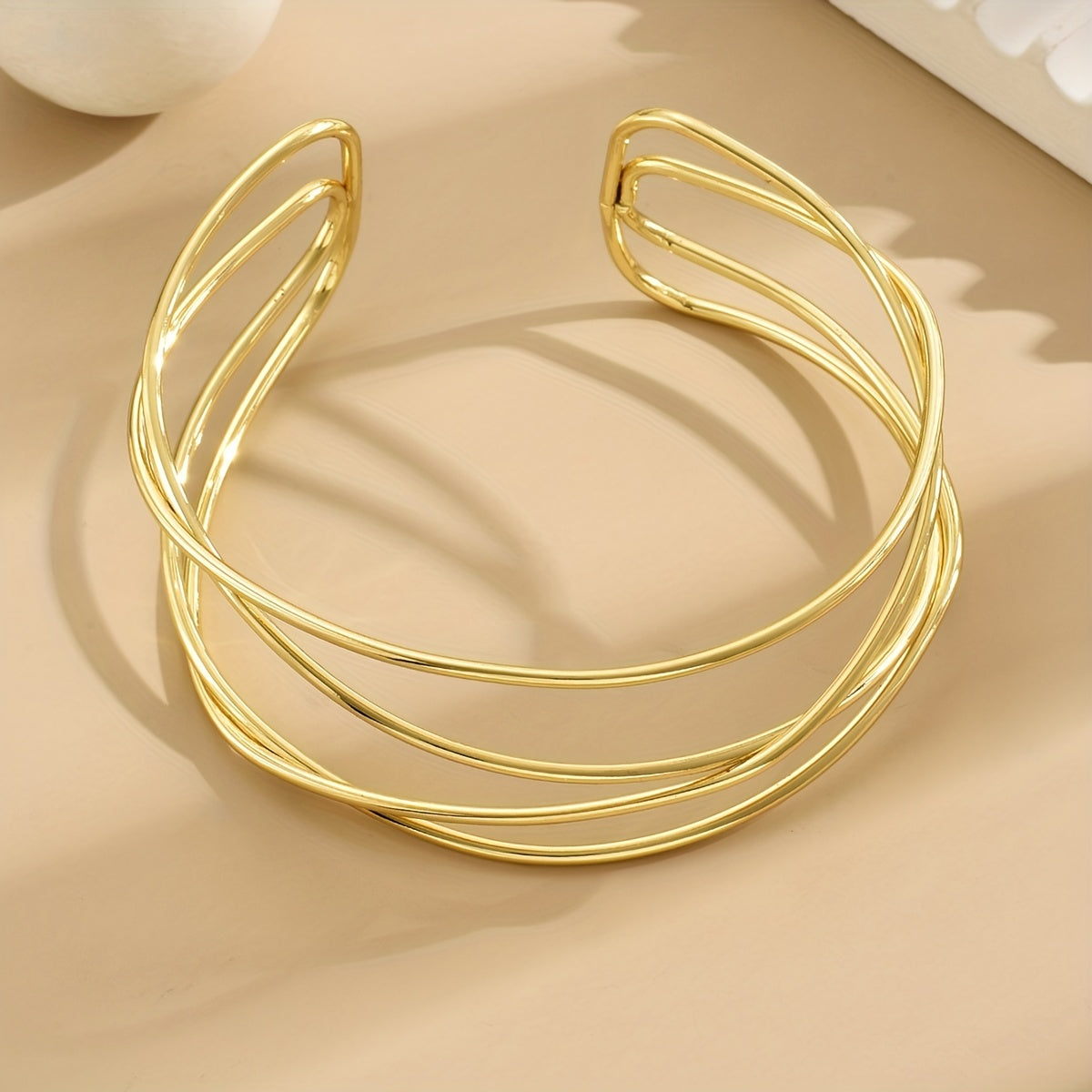 Layer Metal Arm Bracelet - Minimalist Dream Accessory