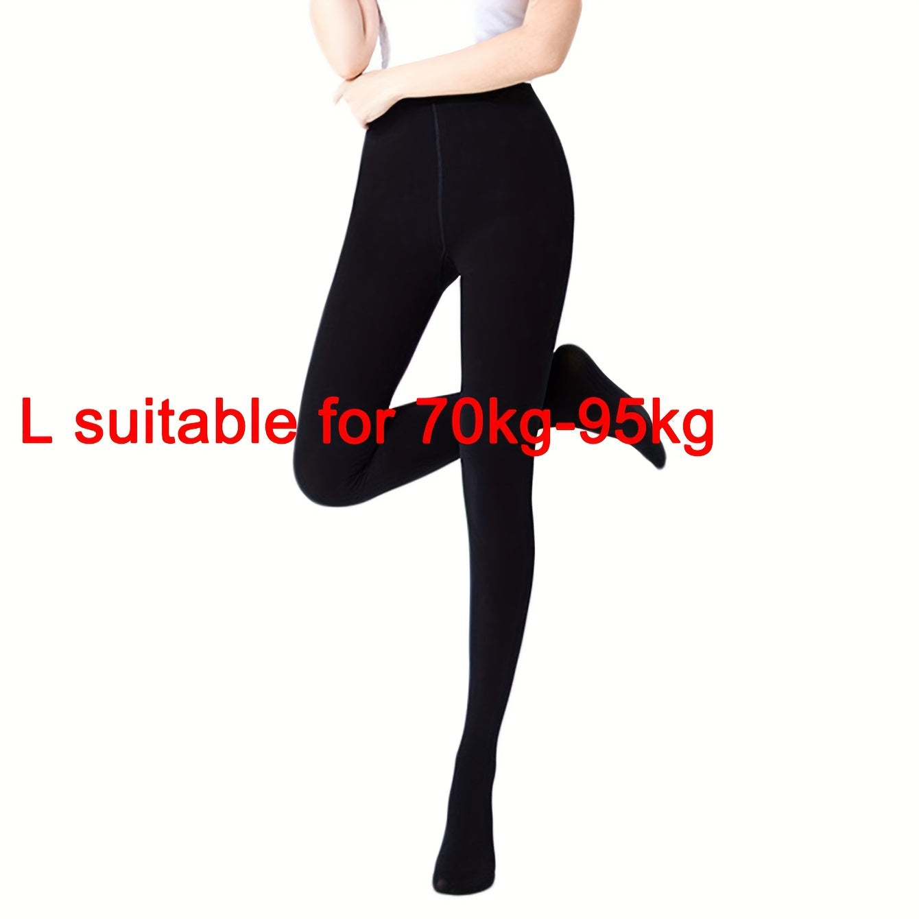 Plush Lined Tights High Waist Thermal Leggings Women's Stockings