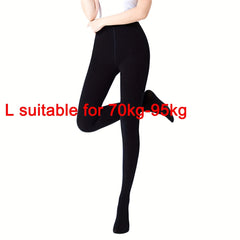 Plush Lined Tights High Waist Thermal Leggings Women's Stockings