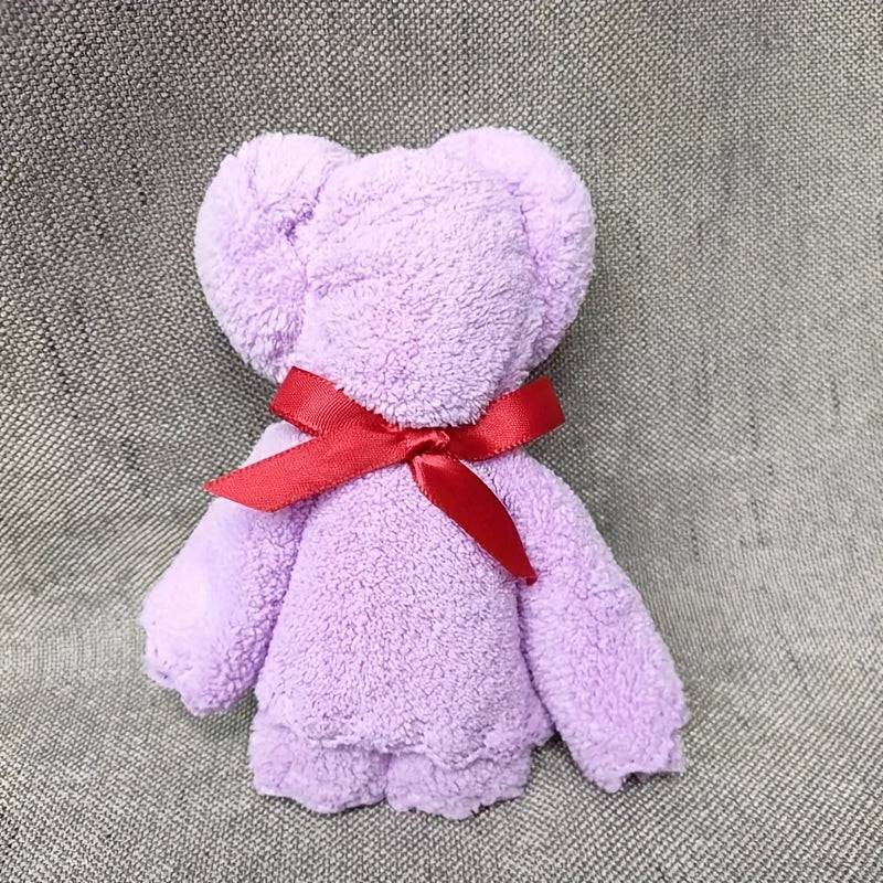 1PC Bear Towel Gift Soft Plush Doll Towel Functional Cartoon Doll Gift