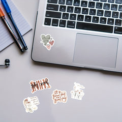 Boho Quote Stickers Waterproof Laptop Skateboard Guitar DIY Gift