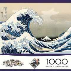 Kanagawa Surfing 1000pc Jigsaw Puzzle for Adults & Family Relaxation