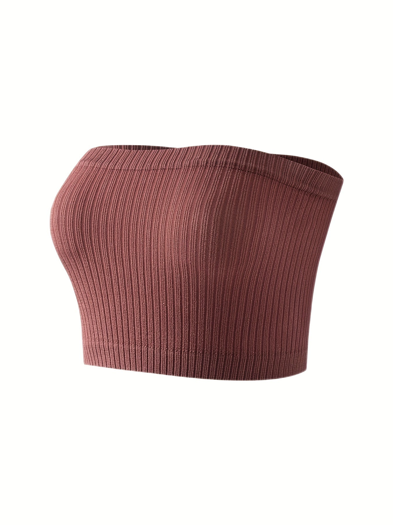 5pcs Strapless Bandeau Bras Seamless Wireless Everyday Bra Women's Lingerie