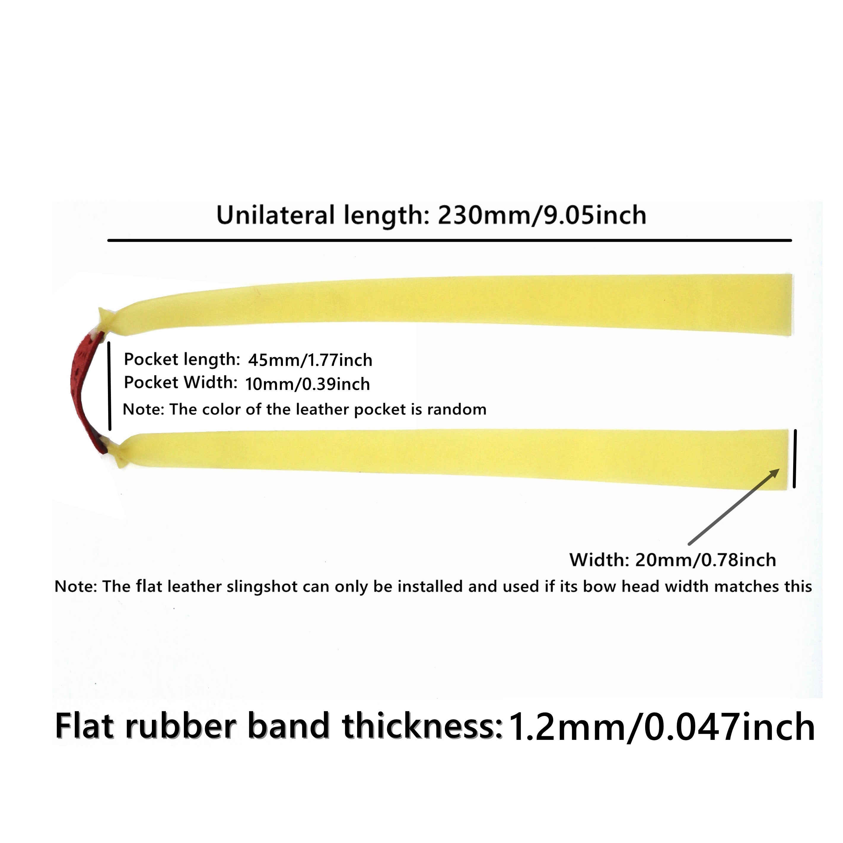 5pcs 1 2mm Tubular Bands Replacement Rubber Band